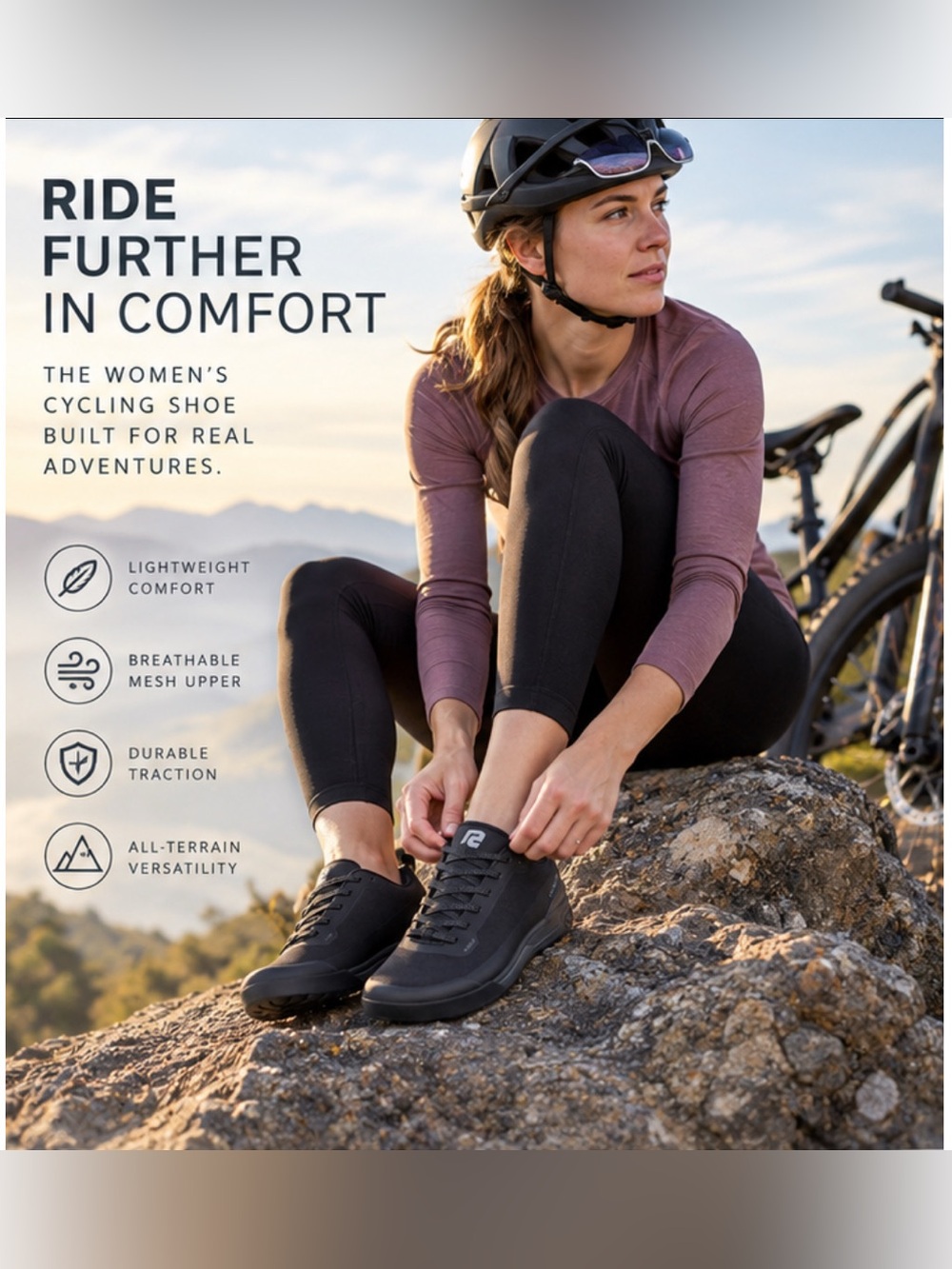 Women’s Concepts HELLION 6.5 Black Cycling Shoes